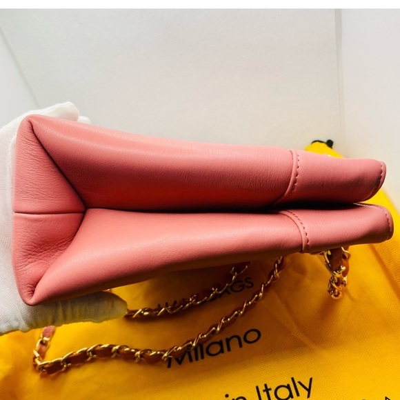 VALENTINO by MARIO VALENTINO โก Rita Pink Leather โก Shoulder Bag ๐ฒ Price to Sell - Picture 7 of 16